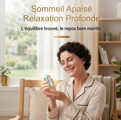 Appareil d'aide au sommeil à micro-courant portable rechargeable
