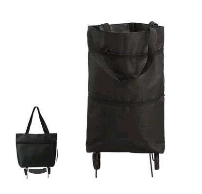 🛒 Le chariot pliable qui vous simplifie chaque déplacement.